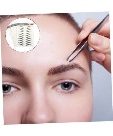 HAPINARY 4 Sheets Waterproof Eyebrow Stickers Brow False Eyebrows Cosmetics Eyebrow Transfer Stickers Artificial Eyebrow Eyebrow Tool Makeup Brow Sticker 21x14.8cm Black - Buy Online on SooperMarket.com