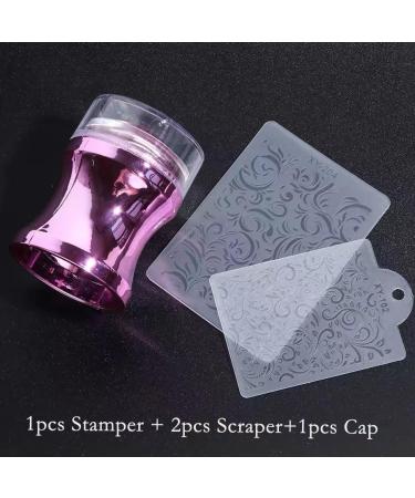 French Tip Nail Art Stamper Kit - Accurate Fast Jelly Tool for Perfect Nail Designs | International Shipping Available - Buy Online on SooperMarket.com