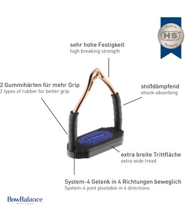 Buy Sprenger Safety Stirrup Bow Balance in Bronze - 12cm | International Shipping Available - Buy Online on SooperMarket.com