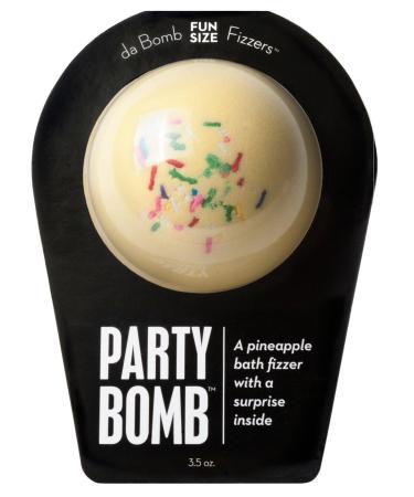Da Bomb Bath Fizzers PARTY Bomb Bath Soak  FUN SIZE Bath Bomb Pineapple Bath Fizzer with a Calming Message Inside