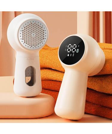 Powerful Fabric Shaver & Lint Remover - Electric Portable Sweater Defuzzer with LED Display | Pink - Buy Online on SooperMarket.com