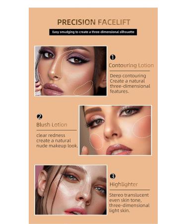 Long-Lasting Liquid Contour Beauty Wand - Highlighter and Bronzer Stick | Smooth Matte Finish | Easy to Blend | 2 Colors (1# / 2#) - Buy Online on SooperMarket.com