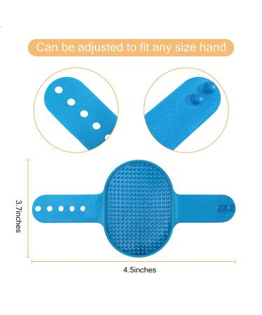 Bunny & Guinea Pig Grooming Kit | 3- Piece Bath Brush Set with Adjustable Hand Strap - Buy Online on SooperMarket.com