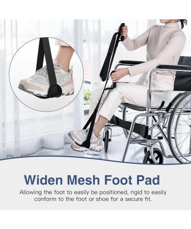Multi-Loop Leg Lifter Strap 42in Adjustable Leg Lifter Rigid Hand Strap Padded Foot Loop with 3 Hand Grip Aid Device for Recovering from Hip Knee Replacement Getting in Out of Bed Couch Car Wheelchair - Buy Online on SooperMarket.com
