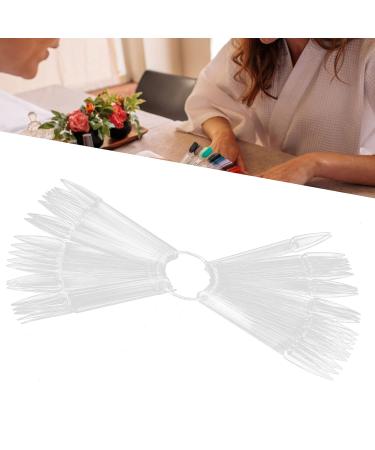 50pcs Nail Polish Display Sticks - Fan-Shaped Color Cards for Nail Art | Nail Studio Decoration & DIY Tips - Buy Online on SooperMarket.com