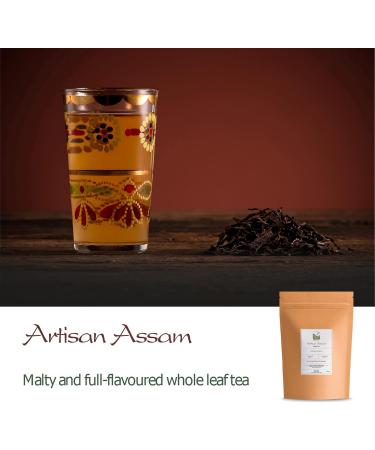 Assam Black Tea from India - Artisan Big Leaf Golden Quality - 100g - Buy Online on SooperMarket.com