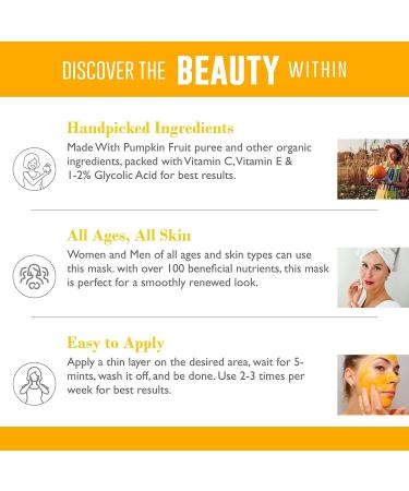 Arista Pumpkin Enzyme Mask - Exfoliating & Clarifying Treatment for Uneven Tone, Fine Lines, and Dullness - 4 fl. oz - Buy Online on SooperMarket.com
