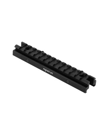 Monstrum Low Profile Picatinny Riser Mount (0.5" H x 5.7" L), for Scopes and Optics