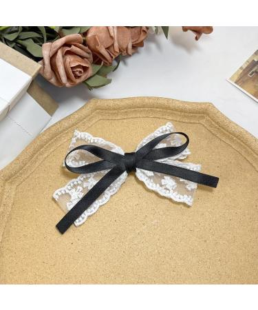 JSGHGDF Ribbon Elegant 2000s Style Side Clip Hair Clip Sweet Style knot Balletcore - Buy Online on SooperMarket.com