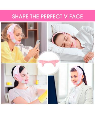 Double Chin Reducer V Line Lifting Mask | Face Slimming & V Shaped Mask for Women and Men | Tighten & Lift Skin with Face Lift Belt - Buy Online on SooperMarket.com