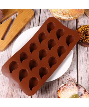 Silicone Chocolate 4pcs Pudding Silicone Tray Jelly Festival Molds Moulds Droplet Gummy Reusable Cube Parties Color Mini Cookie Trays Cake Cute Bar Cuake /1139 - Buy Online on SooperMarket.com
