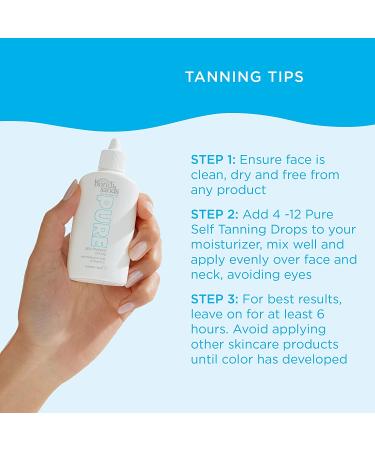 Bondi Sands PURE Self-Tanning Drops with Hyaluronic Acid - Fragrance Free, Cruelty Free, Vegan | 1.35 Oz - Buy Online on SooperMarket.com