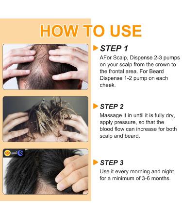 Minoxidil 5% Foam for Men with Biotin - Hair & Beard Growth Treatment (3 Pack) - Buy Online on SooperMarket.com