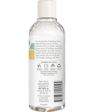 Burt's Bees Natural Acne Solutions Clarifying Toner - Salicylic Acid Facial Toner for Acne-Prone Skin | 100% Natural Skin Care | 5 fl. oz - Buy Online on SooperMarket.com