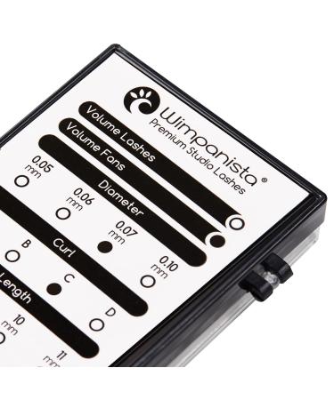 6D Volume Eyelashes C Curl - 0.07mm Thickness Mixed Lengths 8-14mm - Premium Eyelash Extensions for Glamorous Looks - Buy Online on SooperMarket.com