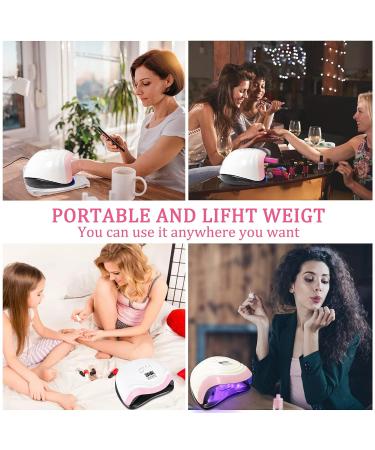 Shop Joyboy 168W UV LED Nail Dryer - Professional Lamp with Smart Timer & LCD Display for All Gel Nails - Buy Online on SooperMarket.com