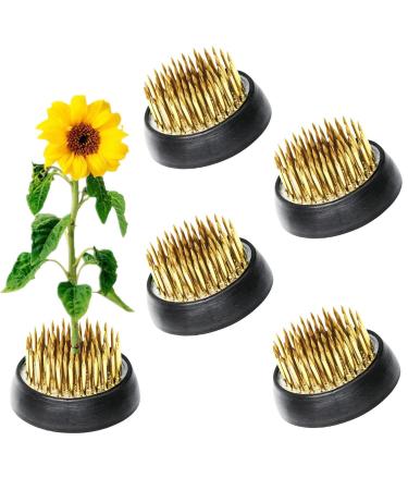 5Pcs Flower Frogs 34mm/1.34inch Diameter Japanese Ikebana Kenzan Flower Pin Frog Ikebana Flower Arrangement Holder
