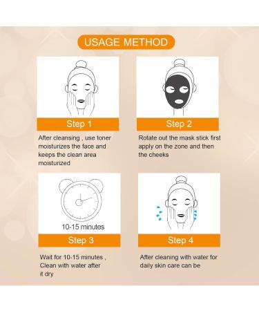 2 Pack Turmeric & Green Tea Clay Stick Face Masks - Organic Vitamin C, Blackhead Cleansing, Deep Pore Cleansing, Skin Brightening, Moisturizing - Buy Online on SooperMarket.com