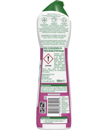 VISS SCHUEMICH MICK Spring Flowers - 100% Natural Cleaning Agents 500ml | Effective Eco-Friendly Cleaner for Your Home - Buy Online on SooperMarket.com