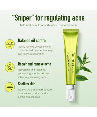 Anti Acne Removal Cream Tea Tree Acne Removal Gel Acne Cream for Acne Treatment & Spot Treatment Clear Soothing Spot Gel Acne Moisturiser Whiteheads & Blackhead Remover Invisible Gel - Buy Online on SooperMarket.com