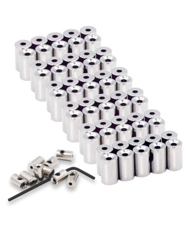 EuTengHao 60 Pieces Pin Keepers Pin Locks Pin Backs Locking Clasp Locking Pin Keeper Backs Locking Pin Backs (9mmx5.5mm Silver) Silver 60 Pieces