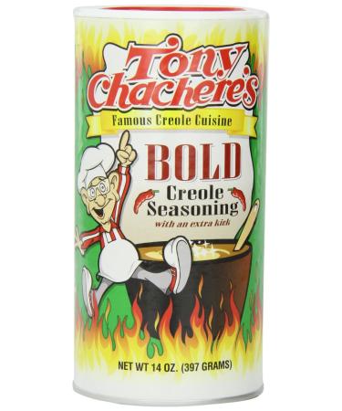 Tony Chacheres Bold Creole Seasoning 14 Oz - Authentic Louisiana Flavor - Buy Online on SooperMarket.com