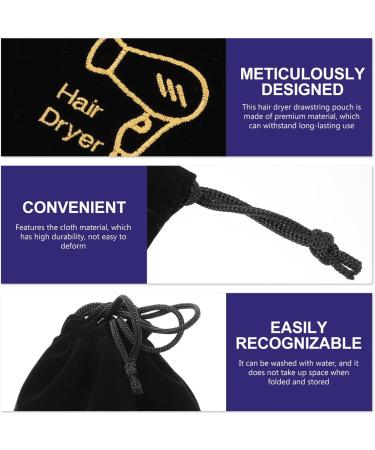 KALLORY 4 Pcs Storage Bag Makeup Travel Bag Drawstring Pouch Drawstring Bag Lining Hair Dryer Supplies - Buy Online on SooperMarket.com