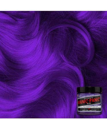 Manic Panic Electric Amethyst Hair Dye - Medium Violet Purple - Vegan & Ammonia-Free - 4 fl oz - Buy Online on SooperMarket.com