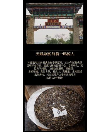 Puerh Tea 2019 Yiwu Zhengshan 357g Raw - Premium Quality Chinese Tea - Buy Online on SooperMarket.com