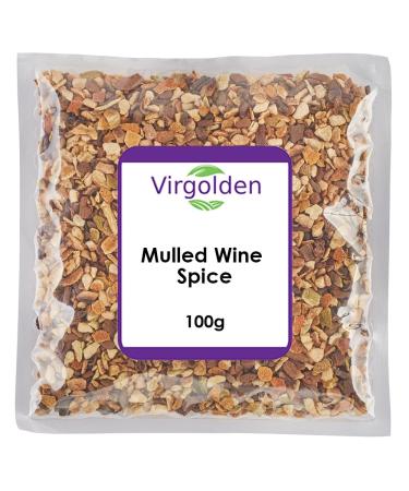 Mulled Wine Spice 100g by Virgolden - Lemon Peel Orange Peel Cassia Nutmeg Cloves Allspice