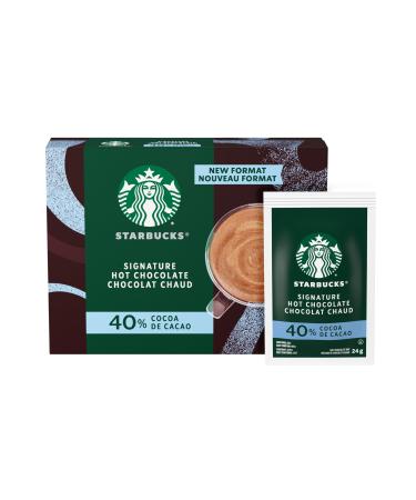 SIGNATURE HOT CHOCOLATE 40% Cocoa Single-serve Sachets Prepared in Canada Rainforest Alliance Sustainably Sourced Cocoa No Artificial Flavours Colours Or Sweeteners