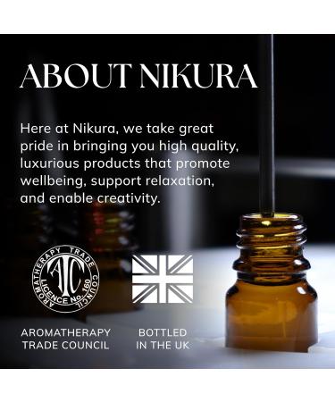 Nikura Geranium Essential Oil 10ml - 100% Pure Natural Oil for Sleep, Diffusers, Candle-Making, Bath, Anxiety, Skin | Vegan & UK Made - Buy Online on SooperMarket.com