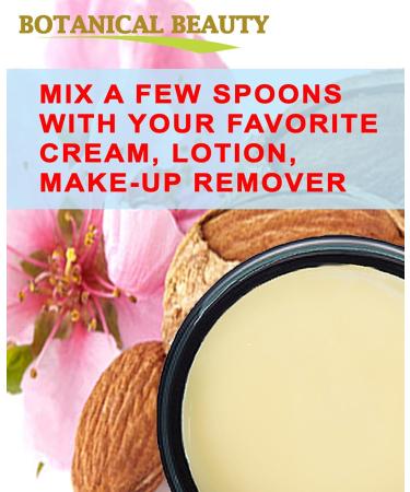 Botanical Beauty Sweet Almond Oil Butter - Pure Unrefined Raw 16 Fl Oz for Face Skin Body Hair & Nails - Buy Online on SooperMarket.com