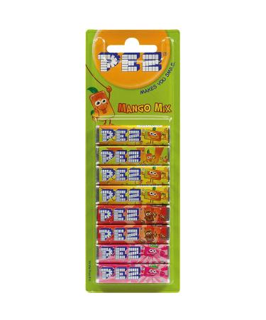PEZ Bonbons Mango Mix 8 x 8.5 g (1 pack) Bonbons with mango raspberry and cola flavour. Gluten and lactose free