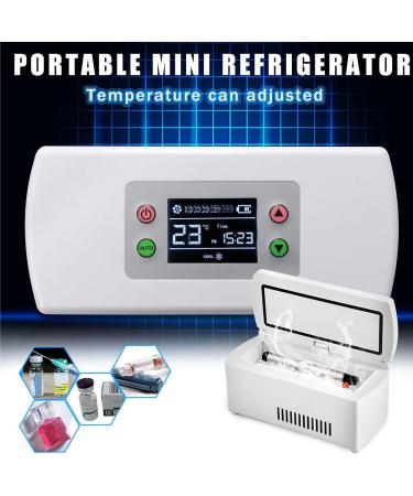 Mini Car Refrigerator Insulin Refrigerated Box Drug Insulin Vaccine Refrigerator LED Display 2-8 Insulin Cooler- Portable Insulin Mini Cooler Fridge Freezer - Buy Online on SooperMarket.com