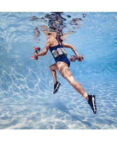 Speedo Unisex Swim Aqua Fitness Barbell - Charcoal/Red - Buy Online on SooperMarket.com