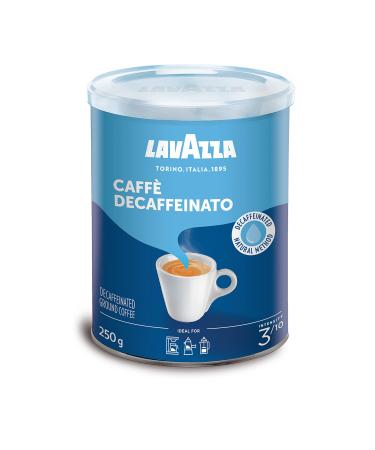 Lavazza Caff Decaffeinato ground coffee for mocha chews caffeine-free espresso with aromanes of dried fruits Arabica & Robusta intensity 3/10 medium roasting 250 g Decaffeinato 250 g (1 Pack)