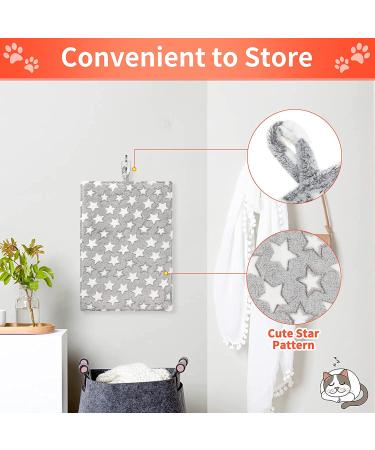 PUPTECK Self-Warming Cat Bed Mat | Anti-Slip Thermal Crate Pad for Cats and Dogs | Indoor/Outdoor Use | Stars Design - Buy Online on SooperMarket.com