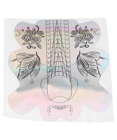 300PC Nail Extension Stickers - Self-Adhesive Nail Art Guides for Beautiful Patterns - Perfect for Women - Buy Online on SooperMarket.com