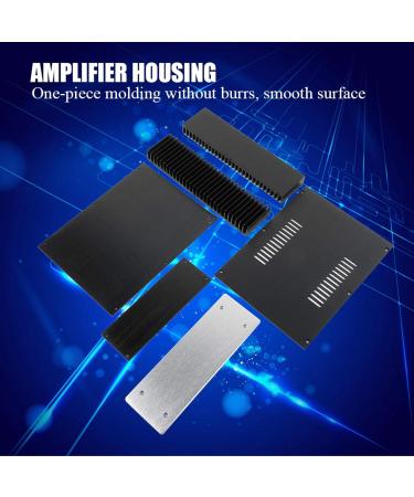 Amplifier Enclosure WA92 Black Aluminum Alloy Amplifier Case Enclosure Chassis Box for TV Video Audio Parts - Buy Online on SooperMarket.com