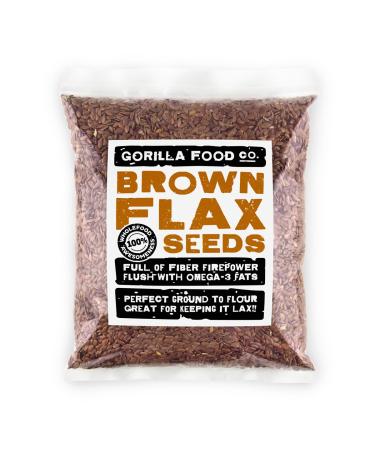 Gorilla Food Co. Brown Flax Seeds (Linseeds) - 200g
