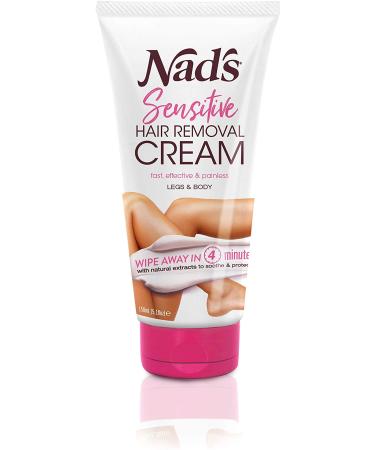 Nad's Hair Removal Cream - Gentle & Soothing Hair Removal For Women - Sensitive Depilatory Cream For Body & Legs, 5.1 Oz