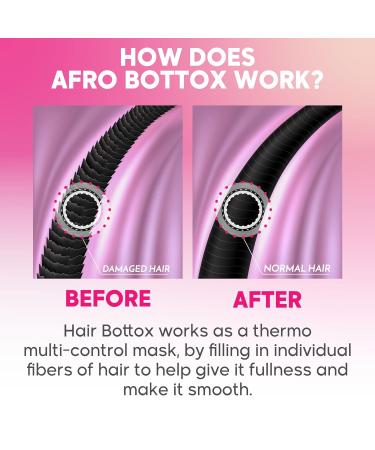 AFRO EXPERT Extra Strong Brazilian Hair Mask for Afro 4A 4B 4C - 8.8 oz + BONDOX Thermal Mask - 1.06 oz - Buy Online on SooperMarket.com