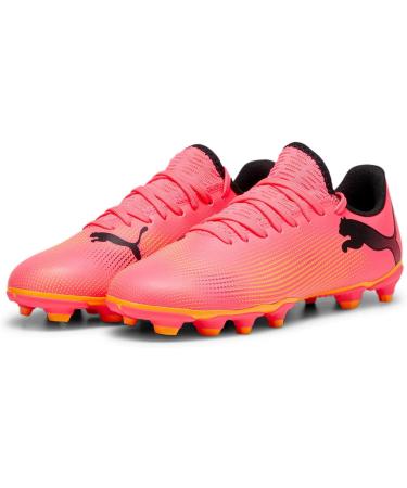 PUMA Unisex Kids Future 7 Play FG/AG Football Shoe - 37.5 EU - Sunset Glow & Puma Black - Shop Now! - Buy Online on SooperMarket.com