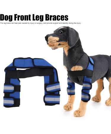Dog Front Leg Protector 1 Pair Dog Front Leg Braces Wrist Guard for Ligament Injuries Sprains for Loss of Stability(#3 S) - Buy Online on SooperMarket.com