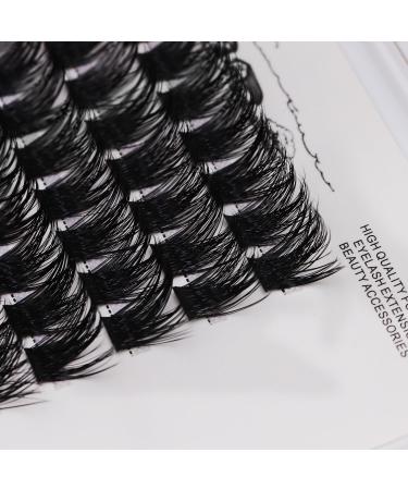 Bodermincer 72 Bundles D Curl 3D Effect Mink Eyelash Extensions - Natural Faux Lashes for Home Use (12mm) - International Shipping - Buy Online on SooperMarket.com