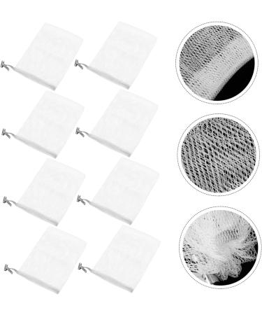 CANIGHT 8pcs Soap Mesh Bag Soap Foaming Bags Exfoliating Net Bag Facial Cleansing Net Dark Grey Fabric 14x10cm Dark Grey - Buy Online on SooperMarket.com