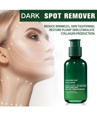 Hyaluronic Acid Facial Serum Hyaluronic Acid Serum Anti Wrinkle Serum Dark Spot Remover for Face Hyaluronic Acid Face Serum for Women Face Moisturiser Skin Tightening Hydrating Plump Skin - Buy Online on SooperMarket.com