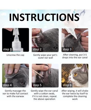 Dog Ear Cleaner Ear Infection Treatment for Dogs Cats Dog Ear Drops for Infection Antibiotics Effective Eliminates Ear Odour Dirt and Debris Pets Ultra-Otic Advanced Ear Cleaner Solution (50ml) - Buy Online on SooperMarket.com
