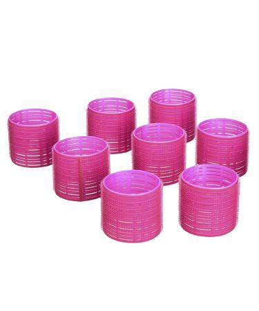 Conair Hair Rollers, Hair Curlers in Extra-Large Size, Hot Pink, 9 Pack with Storage Bag